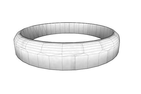 Lunetta rotonda plastica bianca RQ Ø100mm