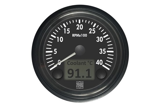 Multifunction tachometers 0-4000 rpm ingresso VOLVO compatible