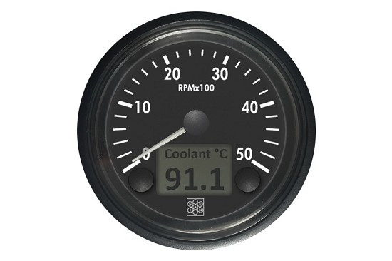 Multifunction tachometers 0-5000 rpm ingresso VOLVO compatible