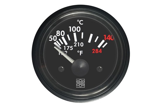 Temperature gauges 50-150°C VDO calibration 24V red backlighting