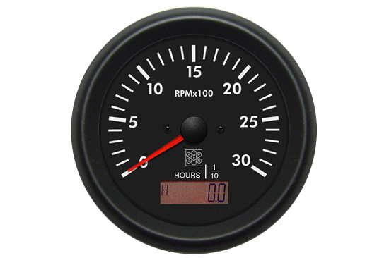 Tachometer with hourcounter Ø100 mm - Pick up