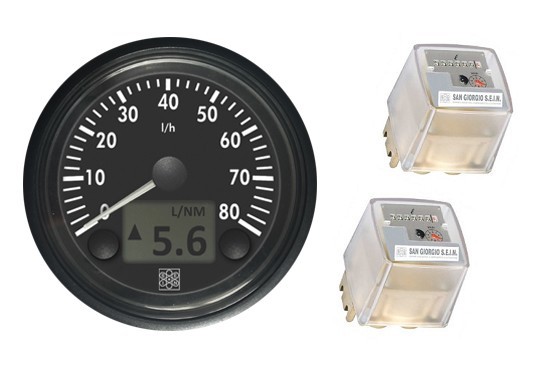 Fuel consumption monitoring instrument + sensors kit