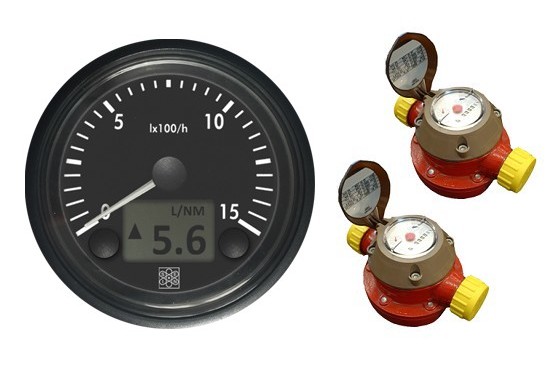 Kit strumento + sensore monitoraggio consumo carburante 1500 lh