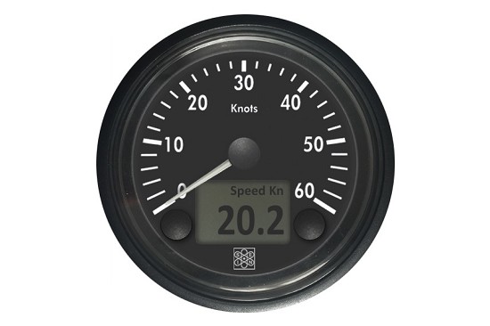 Combined Speed-Log 0-60 Kn with GPS